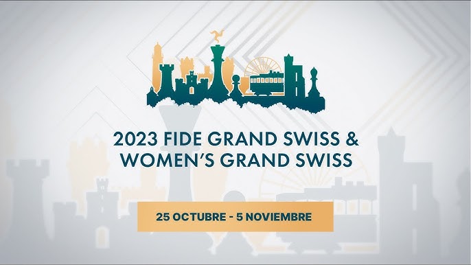 PT-BR] 🔴 LIVE ON - 🏆 FIDE Grand Swiss & Women's Grand Swiss 2023!  ❗SorteioSub ❗Social ❗PIX - aajusti on Twitch