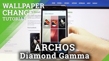 How to Change Wallpaper in ARCHOS Diamond Gamma – Update Screen