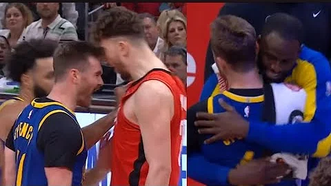 Pat Spencer ejected for headbutting Alperen Sengun then things get heated😳🔥