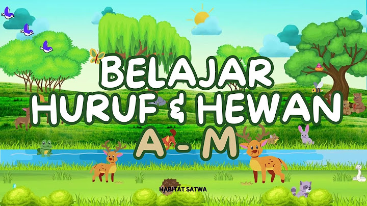 "Serunya Belajar ABC dan Binatang!. "Ayo Kenalan dengan Huruf & Hewan Lucu dari A ke M! 🐔🐘🐠"