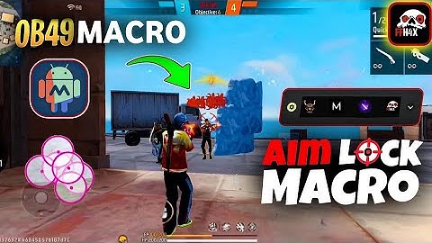 Free Fire Android Macro Sensi Tutorial Macrodroid Settings Tutorial