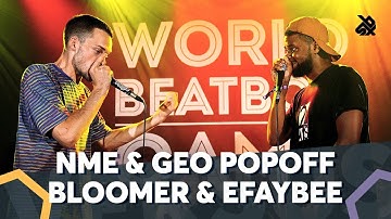 NME & GEO POPOFF VS BLOOMER & EFAYBEE | WBC TAG TEAM BATTLE | 1/4 Final