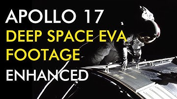 Apollo 17 Deep Space EVA - Upscaled and Interpolated