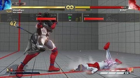 STREET FIGHTER V_New seth combo vs menat