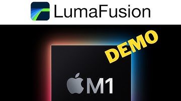 LumaFusion iPad/iPhone/iOS App Running On M1 MacBook Air 2020 (Apple Silicon) Demo