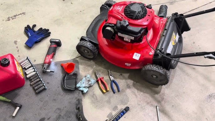 Craftsman M110 lawn mower troubleshooting steps