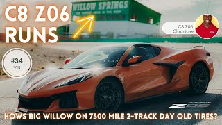C8 Z06 On Old Tires Runs Big Willow Surprisingly Fun