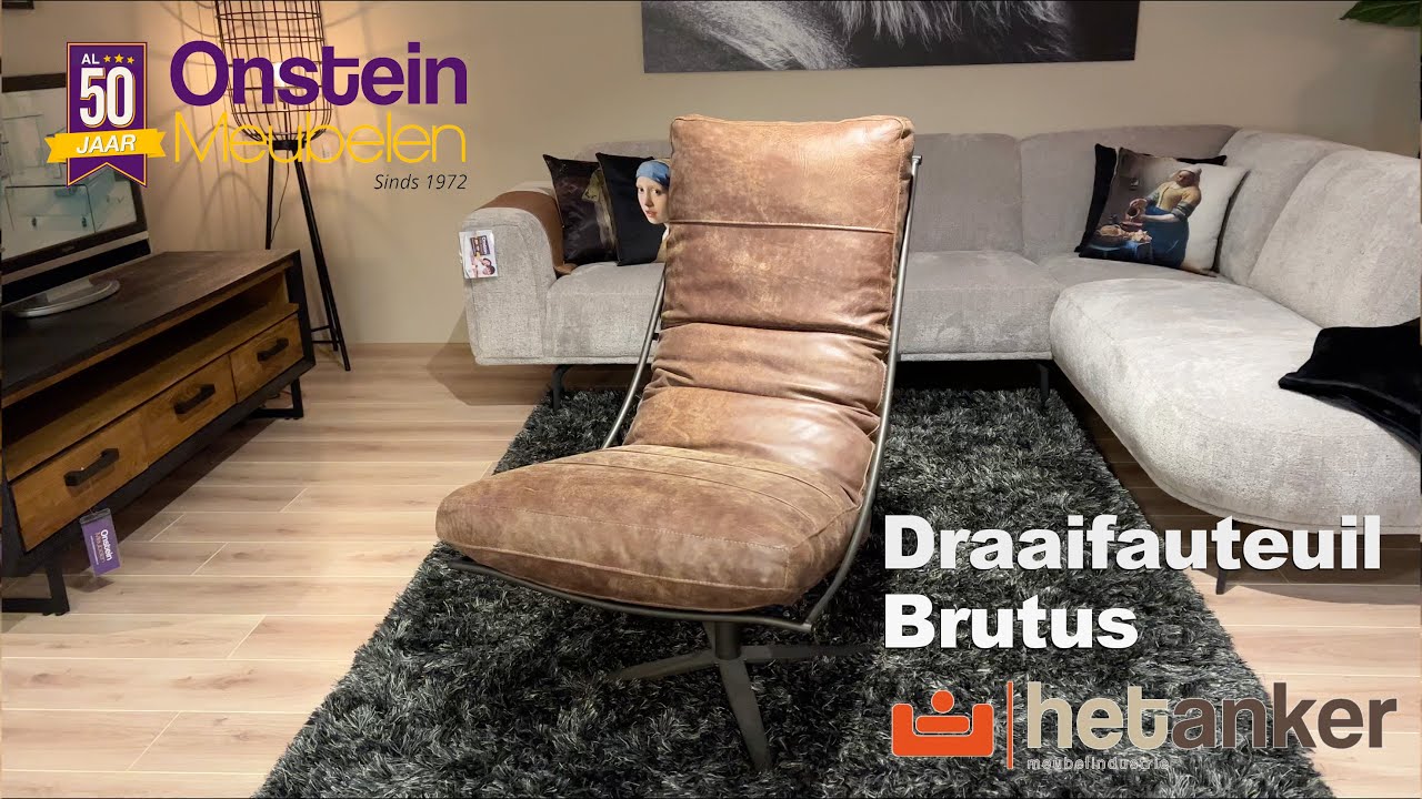 sponsor markeerstift premie Draaifauteuil Brutus het Anker - YouTube