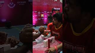 Umesh Pal gets a quick win over Kerala Arm Wrestlers #shortsviral #shortsindia #viralshorts2022