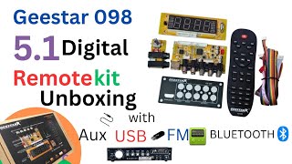 New Arrival..digital 5.1 Remote Control Kit ...Geestar 098 Module ...Unboxing & Review.