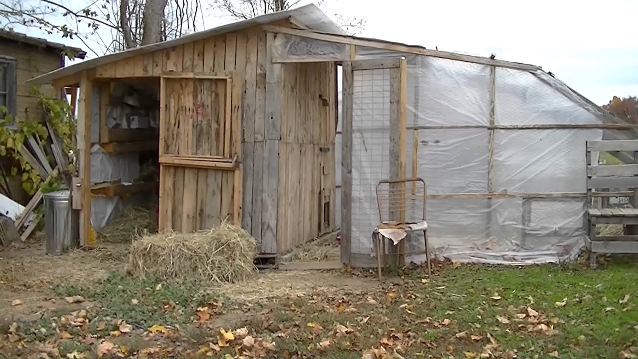 FREE Pallet" Hen house, Chicken coop (Getting it ready for winter ...