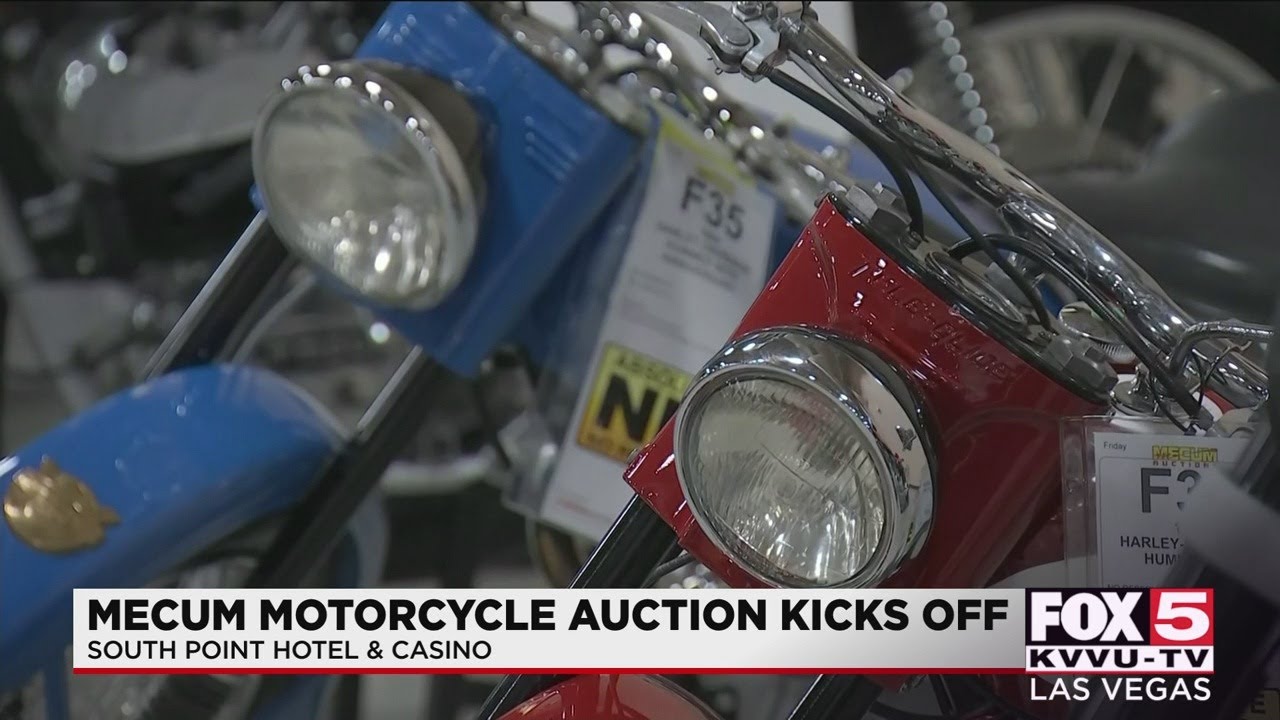 Largest vintage motorcycle auction returns to Las Vegas this week