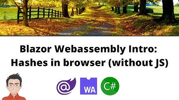 Blazor WebAssembly Intro - Calculate hashes in browser without JS
