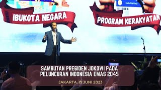 Sambutan Presiden Jokowi Pada Peluncuran Indonesia Emas 2045, Djakarta Theater, 15 Juni 2023