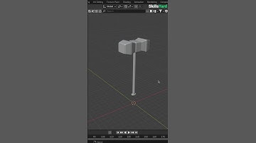 Hammer Model in #blender #blendercommunity #blender3d #tutorial #tipsandtrick #b3d  #3dmodeling