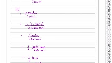 IAL, Edexcel, Jun 2021, P3, Q2, Trigonometric Addition Formulae, Pure, Nick Peters, WMA13/01