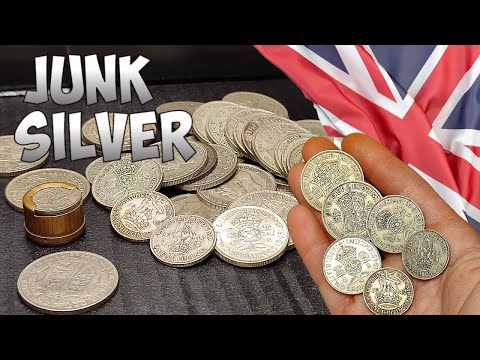 British Junk Silver Pre 1947 Silver Coins .500 Silver