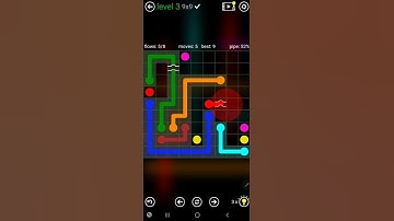 How To Solve Flow Free Bridges Classic Pack Level 3 9x9 Board Walk Through Solution Walkthrough