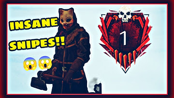 Rank 1 Huntress Hatchet Throws Compilation |DBD Mobile| #dbdmobile