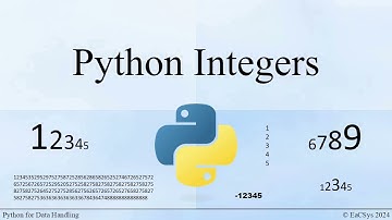 Python Integers for Data Handling