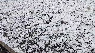 Первый снег в Крыму - 30 января 2023 года.