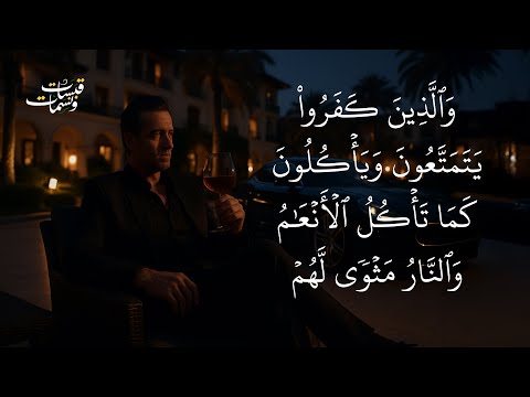 والذين كفروا يتمتعون ويأكلون كما تأكل الأنعام والنار مثوى لهم