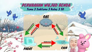 PERUBAHAN WUJUD BENDA || KELAS 3 SD TEMA 3 SUBTEMA 3.