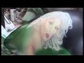 Airbrushed Medusa Portrait Harley Tank : Part 2