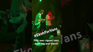 The biggest promoter of Vans without a deal, let’s change that. #ekohforvans and share it!