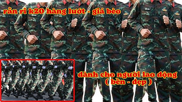 quần áo rằn ri k20 quân đội hàng lướt qua sử dụng giá rẻ cho người lao động