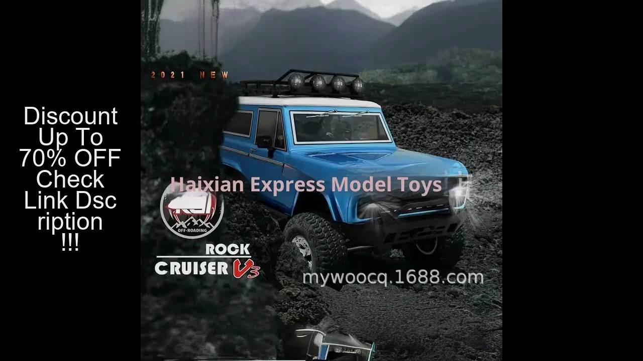 RGT 1/10 136100V3FD 4WD Remote Control Car Realistic Climbing Function Powerful Horse Bronco Authent