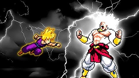 Gohan Teen V2 (Justin Kaiser) (New) VS Limit Break Broly SSJ4 V2 in Jump Force Mugen