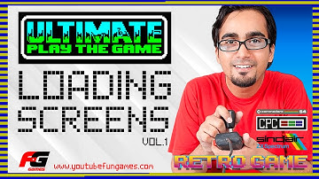 Loading Screens ULTIMATE PLAY THE GAME Retro Game ZX Spectrum Amstrad CPC Commodore 64 vol 1