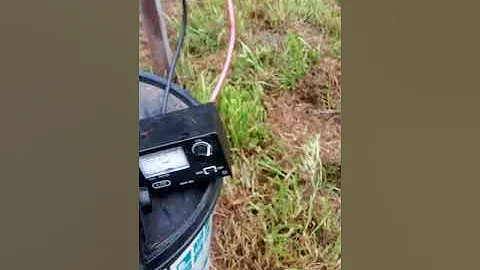 Part 1 .. setting up my silver rod antenna with extended ground radials