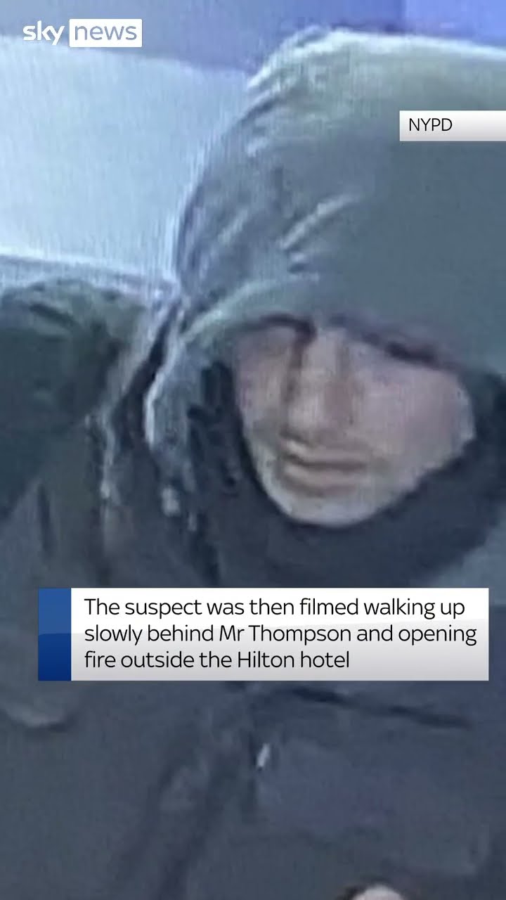 New CCTV of CEO shooting suspect