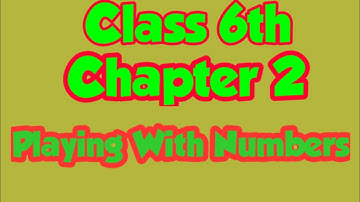 Class 6th|| Chapter 2 || Playing With Numbers|| Exercise 2.1|| @M.SLifelearning