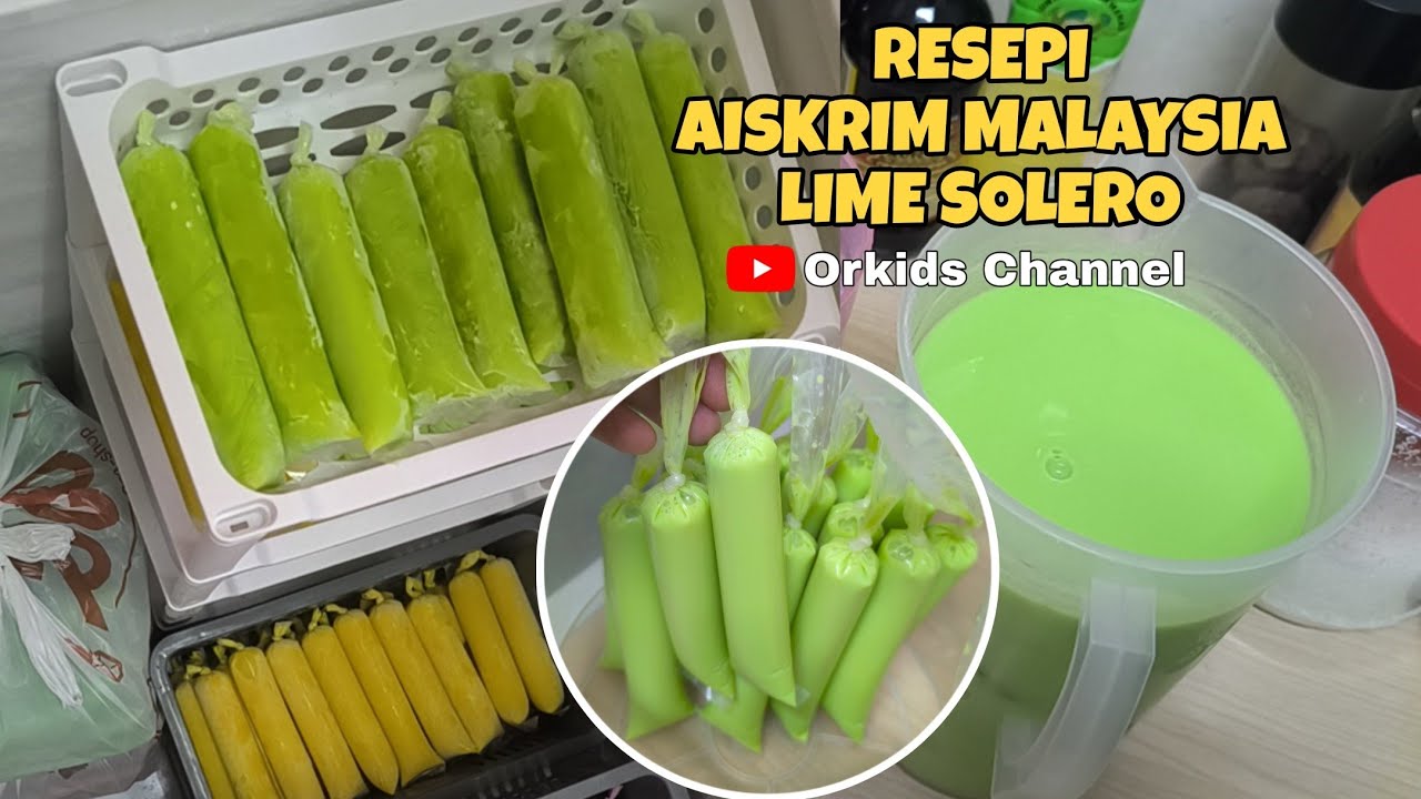 Resepi Aiskrim Malaysia | Perisa Lime Solero | Tempahan Majlis Nikah #aiskrimmalaysia
