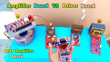 🔥🔥BEST AMPLIFIER BOARD MV COLLECTION?? AMPLIFIER BOARD VS DRIVER BOARD WITH OUTPUT TRANSFORMER???