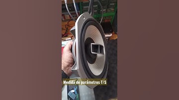 Medida de parámetros T/S de altavoces.