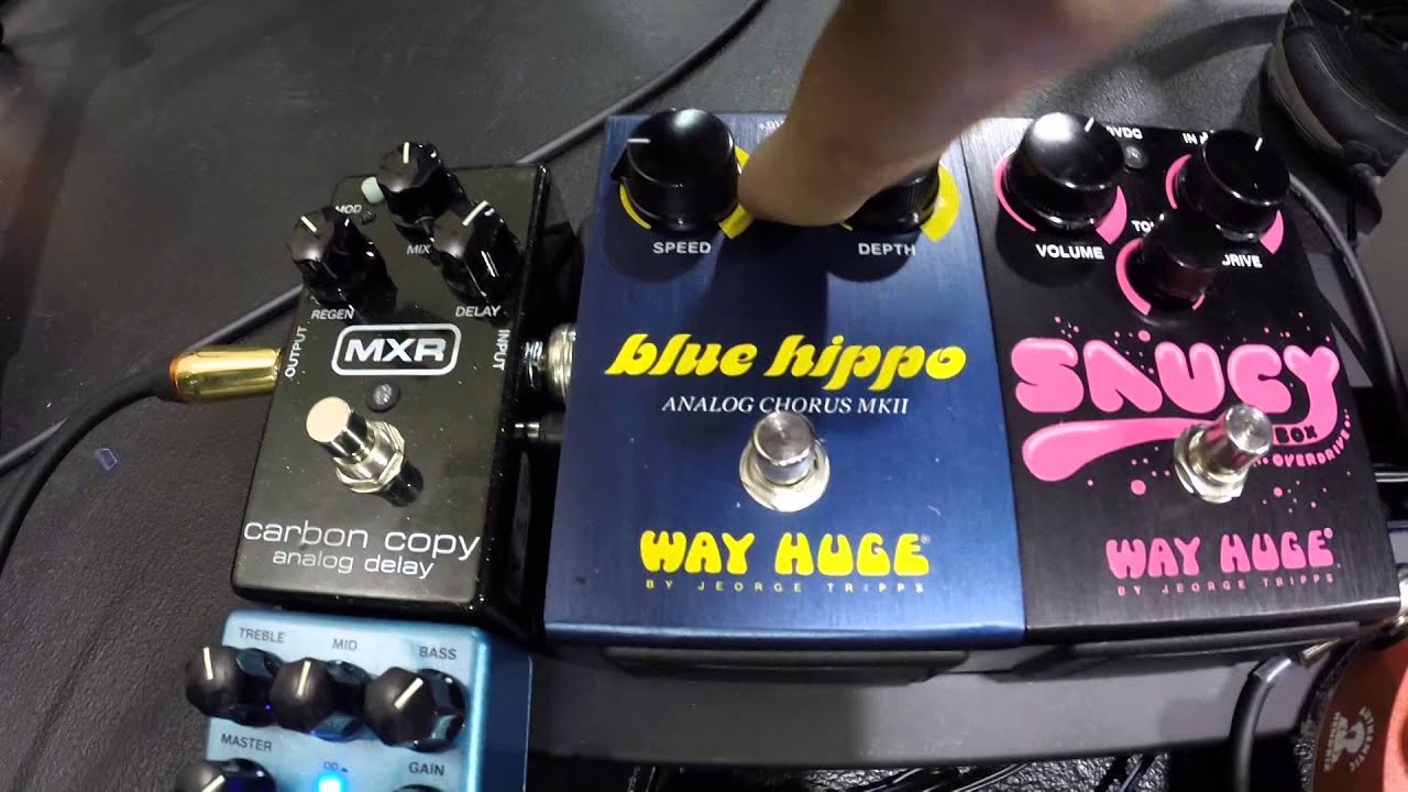 NAMM 2015 - WAY HUGE Blue Hippo Mark II Chorus Limited Edition