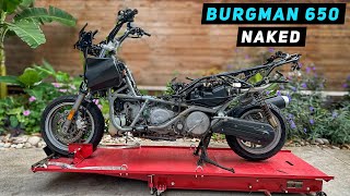 Suzuki Burgman 650 Naked! What's inside?! | Mitch's Scooter Stuff by Mitch's Scooter Stuff 4,262 views 2 months ago 8 minutes, 40 seconds