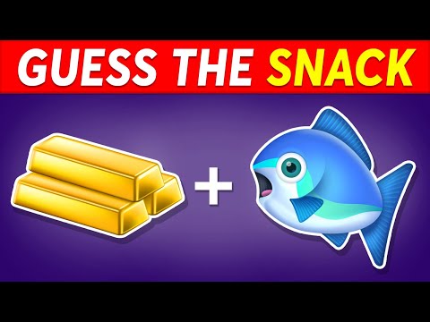Guess the Snack by Emoji 🍟 | Emoji Quiz Challenge 2024