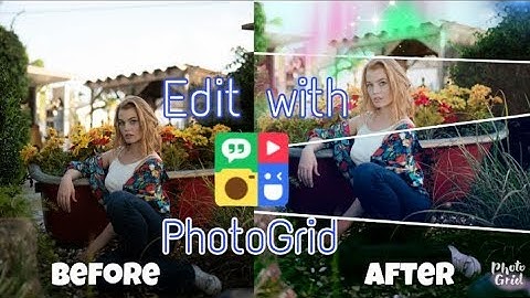 PhotoGrid easy edit 2019 | step by step |
