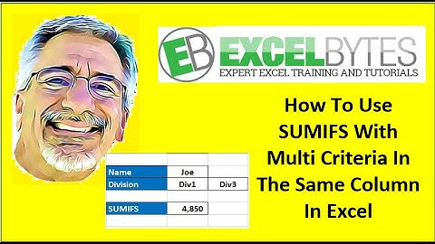 How To Use SUMIFS With Multi Criteria In The Same Column In Excel