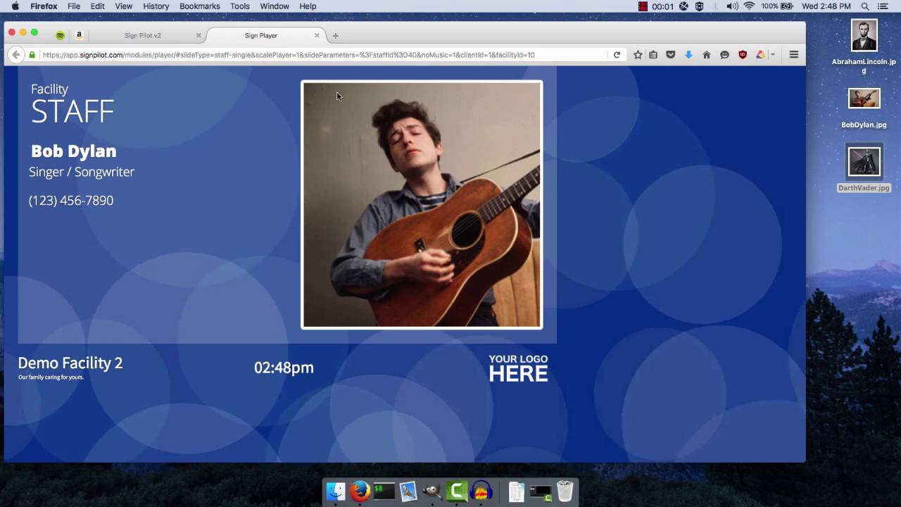 How to manage staff information in SignPilot.