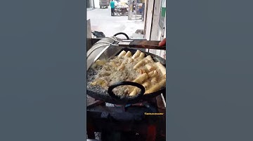 Bulk Making of Spring Roll #streetfood #vlog #rolls