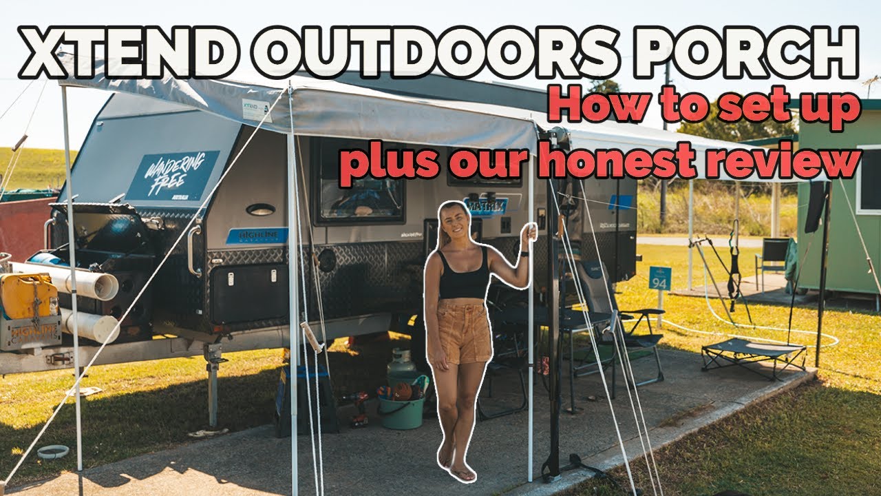 XTEND OUTDOORS BBQ PORCH - How to set it up with one person PLUS our ...