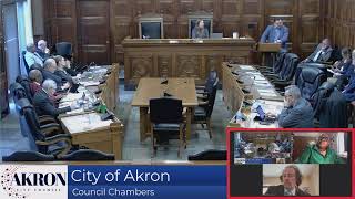 City of Akron Council Committee Meetings - 1.6.2025