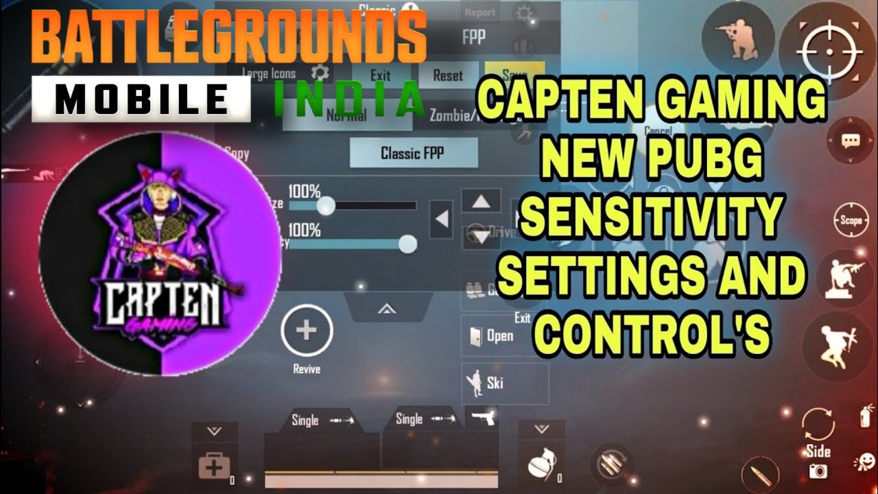 CAPTEN GAMING NEW SENSITIVITY SETTINGS AND CONTROL'S SETUP ✨ | BEST SENSITIVITY SETTINGS FOR MONTAGE