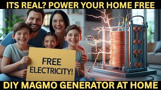 Free Energy At Home? DIY Magmo Generator That Actually Works